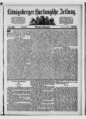 Königsberger Hartungsche Zeitung vom 28.02.1886