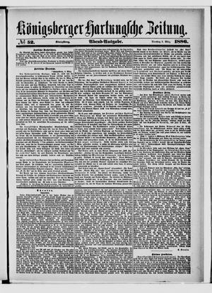Königsberger Hartungsche Zeitung vom 02.03.1886