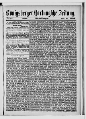 Königsberger Hartungsche Zeitung vom 05.03.1886