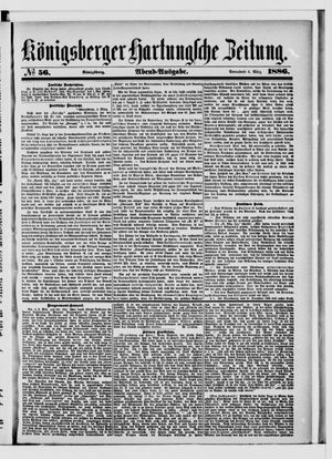 Königsberger Hartungsche Zeitung vom 06.03.1886