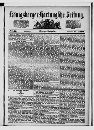 Königsberger Hartungsche Zeitung vom 13.03.1886