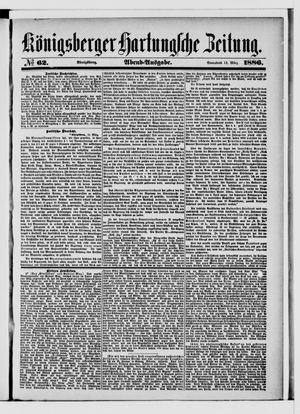 Königsberger Hartungsche Zeitung vom 13.03.1886