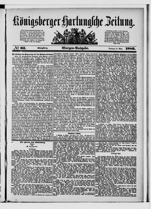 Königsberger Hartungsche Zeitung on Mar 14, 1886
