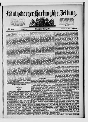 Königsberger Hartungsche Zeitung vom 18.03.1886