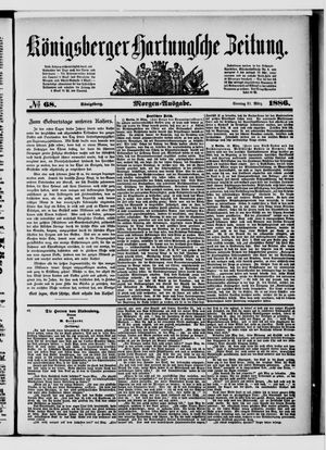 Königsberger Hartungsche Zeitung vom 21.03.1886