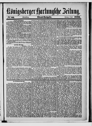 Königsberger Hartungsche Zeitung vom 06.04.1886