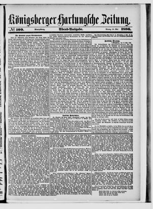 Königsberger Hartungsche Zeitung on May 10, 1886