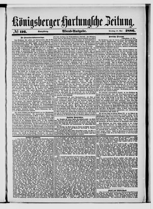 Königsberger Hartungsche Zeitung vom 18.05.1886