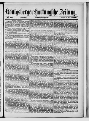 Königsberger Hartungsche Zeitung vom 29.05.1886