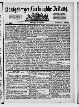 Königsberger Hartungsche Zeitung vom 05.06.1886