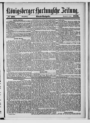 Königsberger Hartungsche Zeitung vom 05.06.1886