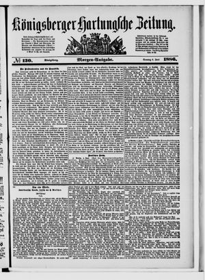 Königsberger Hartungsche Zeitung on Jun 6, 1886