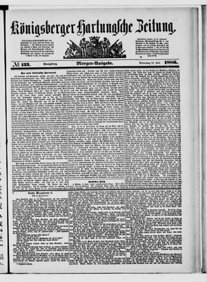 Königsberger Hartungsche Zeitung on Jun 10, 1886