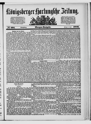 Königsberger Hartungsche Zeitung vom 11.06.1886