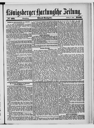 Königsberger Hartungsche Zeitung on Jun 11, 1886