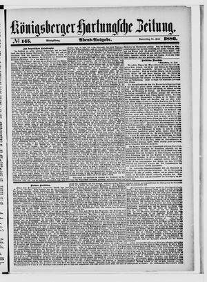 Königsberger Hartungsche Zeitung on Jun 24, 1886