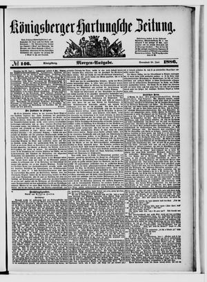 Königsberger Hartungsche Zeitung vom 26.06.1886