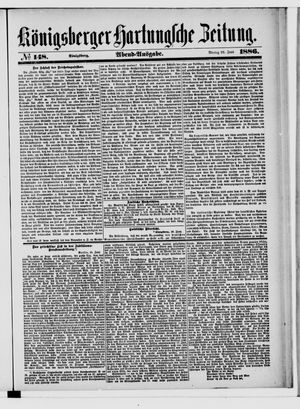 Königsberger Hartungsche Zeitung on Jun 28, 1886