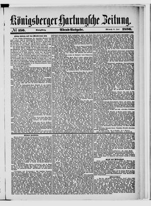 Königsberger Hartungsche Zeitung vom 30.06.1886
