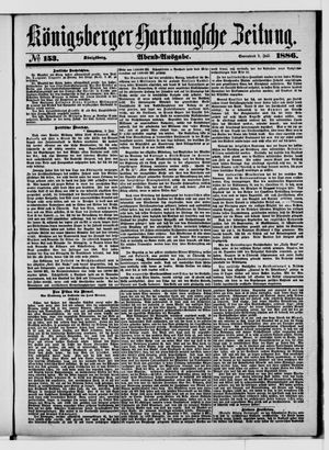 Königsberger Hartungsche Zeitung vom 03.07.1886