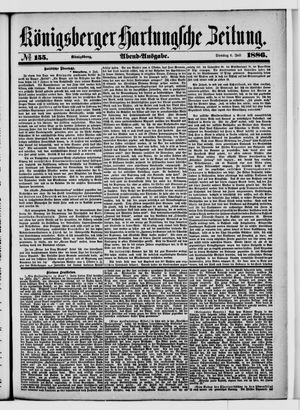 Königsberger Hartungsche Zeitung vom 06.07.1886