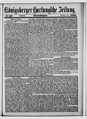 Königsberger Hartungsche Zeitung vom 08.07.1886
