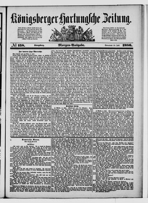 Königsberger Hartungsche Zeitung vom 10.07.1886