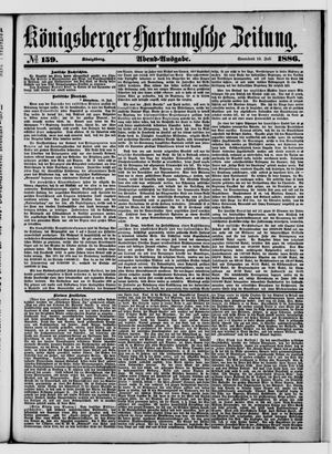 Königsberger Hartungsche Zeitung on Jul 10, 1886