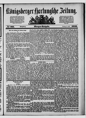 Königsberger Hartungsche Zeitung vom 18.07.1886