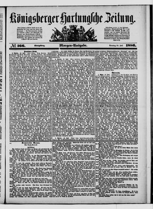 Königsberger Hartungsche Zeitung vom 20.07.1886
