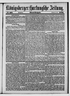 Königsberger Hartungsche Zeitung vom 20.07.1886