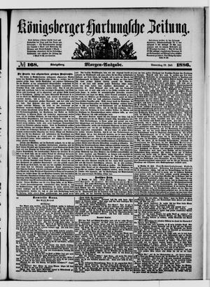Königsberger Hartungsche Zeitung vom 22.07.1886