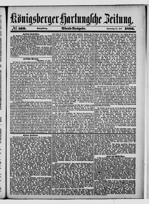 Königsberger Hartungsche Zeitung vom 22.07.1886
