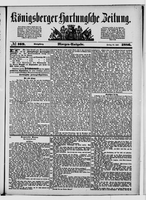 Königsberger Hartungsche Zeitung vom 23.07.1886