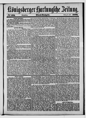 Königsberger Hartungsche Zeitung vom 26.07.1886