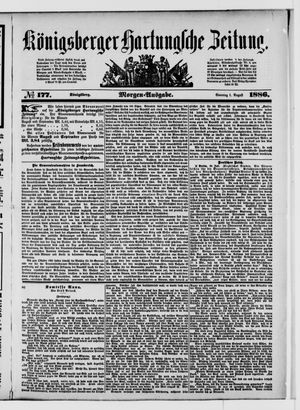 Königsberger Hartungsche Zeitung vom 01.08.1886