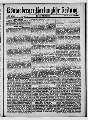 Königsberger Hartungsche Zeitung vom 06.08.1886
