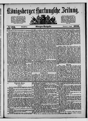 Königsberger Hartungsche Zeitung vom 07.08.1886