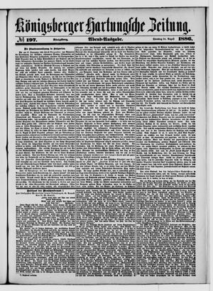 Königsberger Hartungsche Zeitung vom 24.08.1886