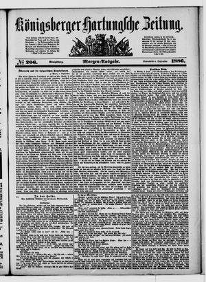 Königsberger Hartungsche Zeitung vom 04.09.1886