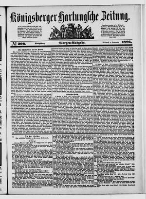 Königsberger Hartungsche Zeitung vom 08.09.1886