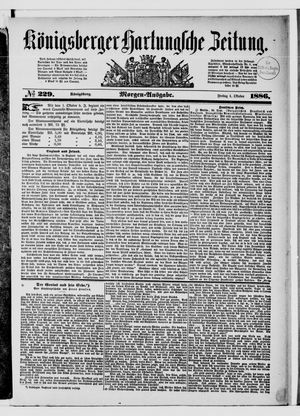 Königsberger Hartungsche Zeitung vom 01.10.1886