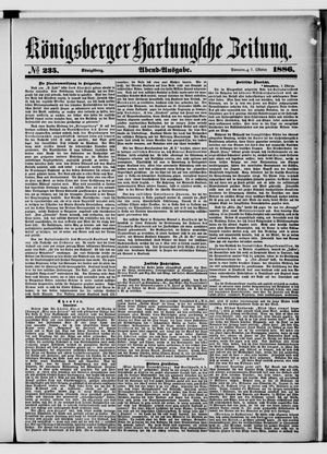 Königsberger Hartungsche Zeitung vom 07.10.1886