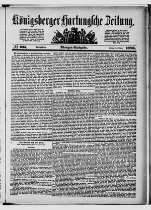 Königsberger Hartungsche Zeitung vom 08.10.1886