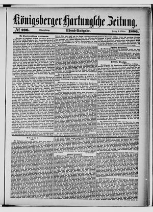 Königsberger Hartungsche Zeitung vom 08.10.1886
