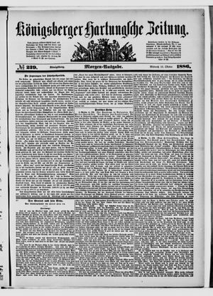 Königsberger Hartungsche Zeitung vom 13.10.1886