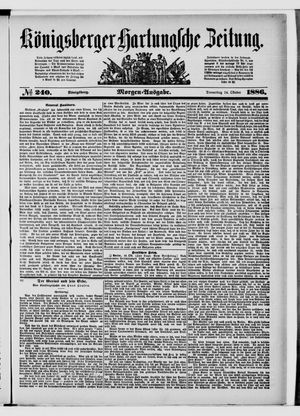 Königsberger Hartungsche Zeitung vom 14.10.1886