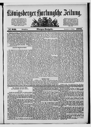 Königsberger Hartungsche Zeitung vom 16.10.1886