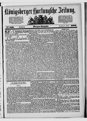 Königsberger Hartungsche Zeitung vom 21.10.1886