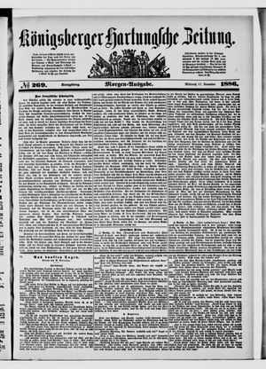 Königsberger Hartungsche Zeitung vom 17.11.1886